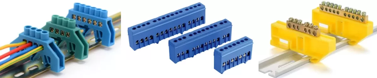 Earthing Connector with din rail holder type 4(pic3)