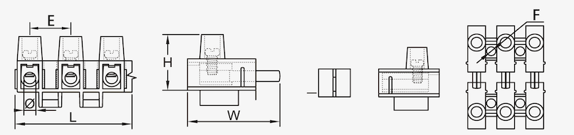Male & Female Terminal Block /Plug-in Connector Strips -PA6 (Type 1)(pic1)