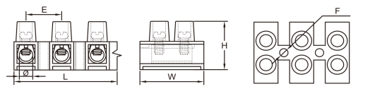 H Type Terminal Block-PE(pic2)